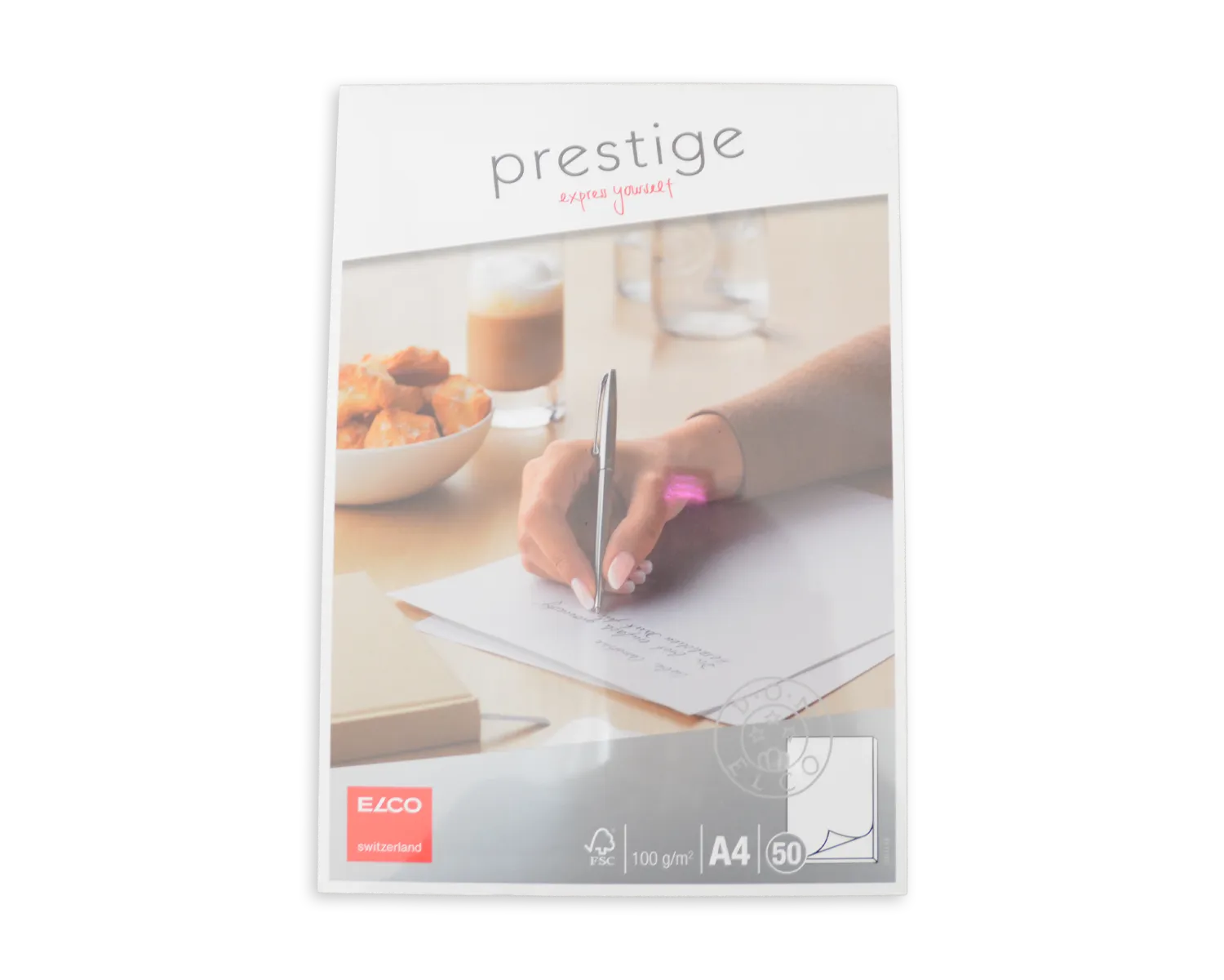 Schreibblock ohne Fälzel, ELCO Prestige, A4, 100g/m2, weiss
