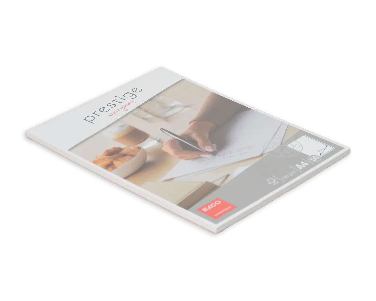 Schreibblock ohne Fälzel, ELCO Prestige, A4, 100g/m2, weiss