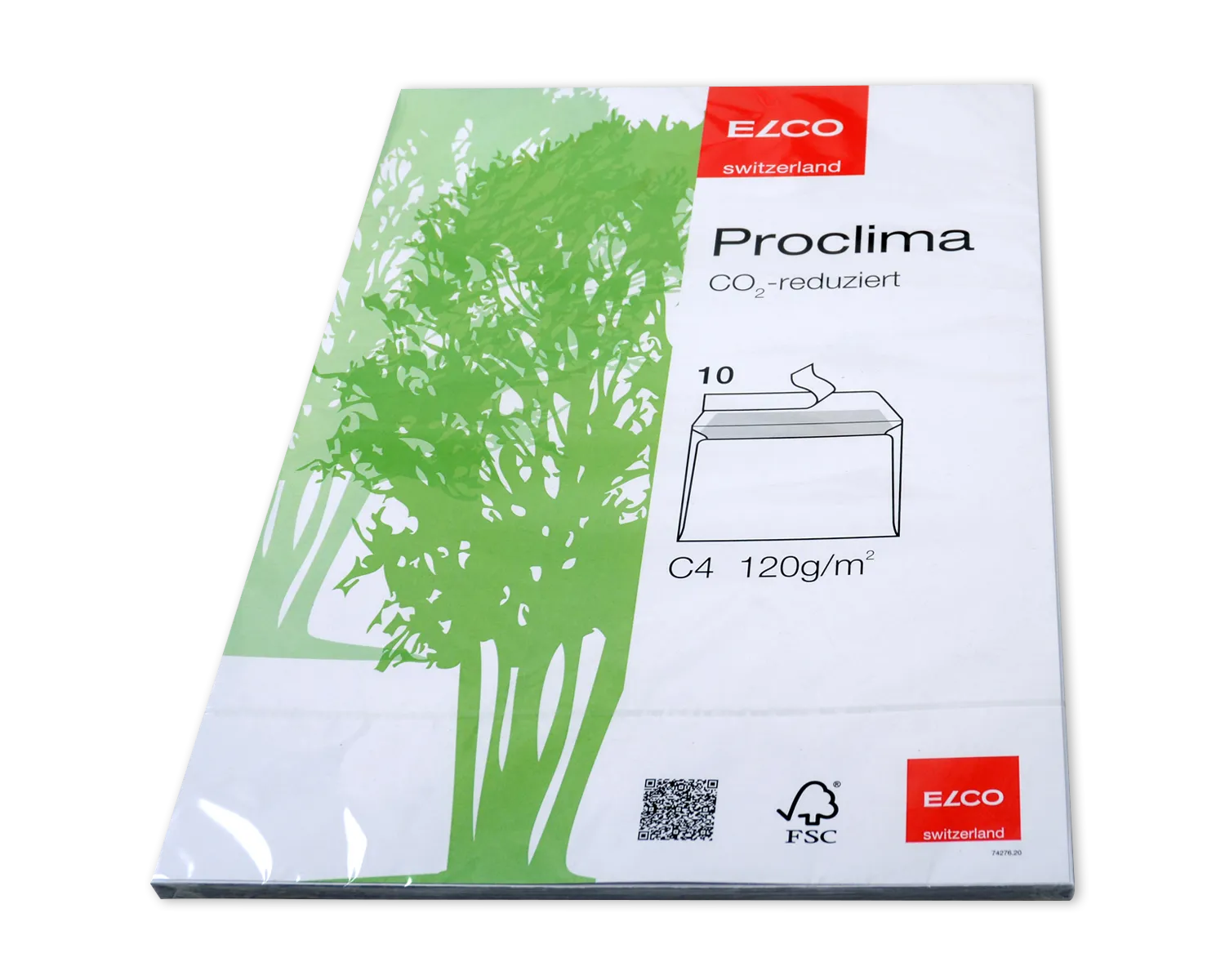Enveloppe, ELCO Proclima, C4, Sans fen&ecirc;tre, Fermeture auto-adh&eacute;sive, 120g/m2, blanc