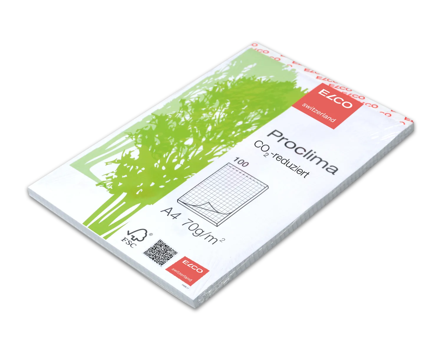Bloc de papier Perfo E, ELCO Proclima, A4, 70g/m2, blanc