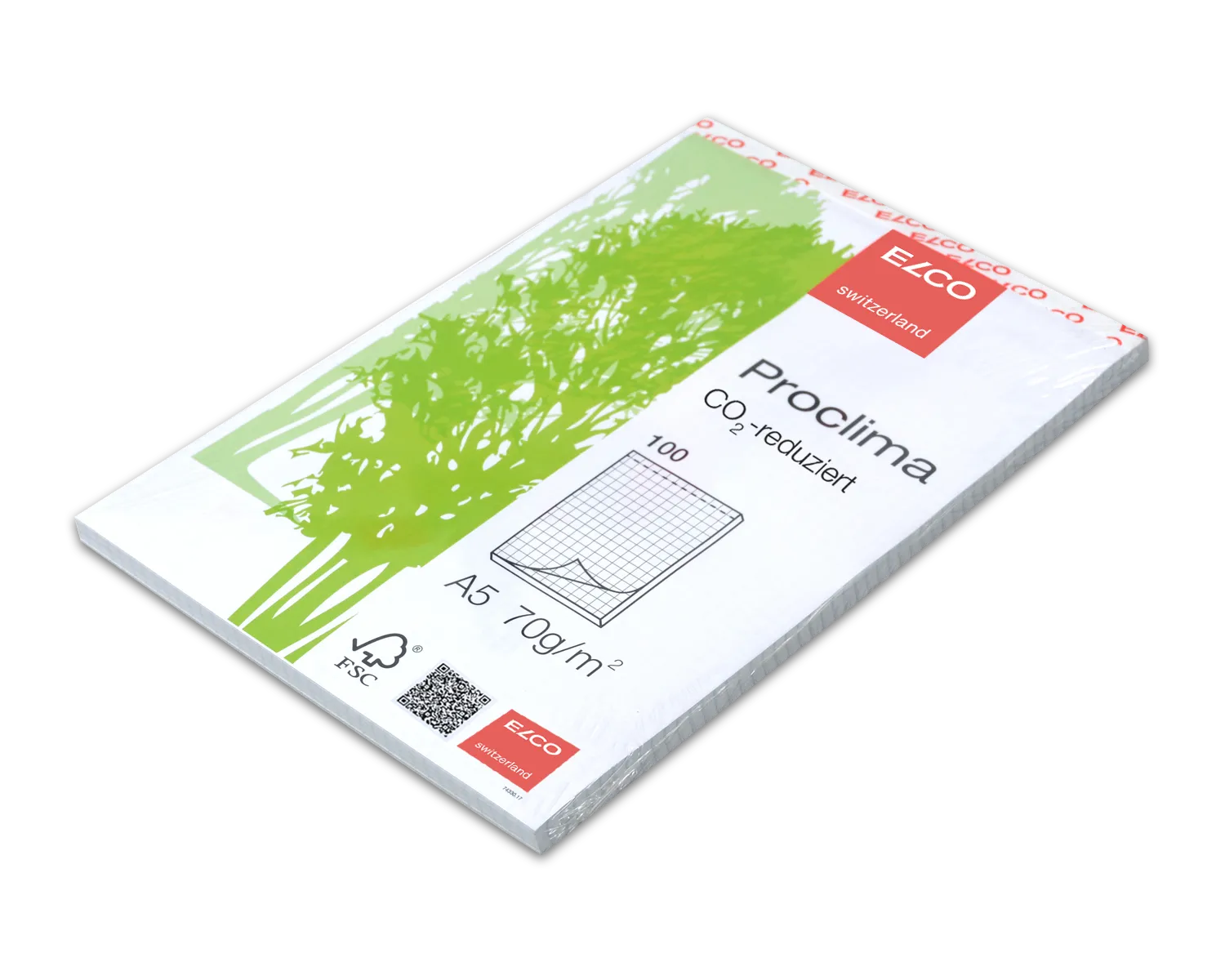 Bloc de papier Perfo E, ELCO Proclima, A5, 70g/m2, blanc