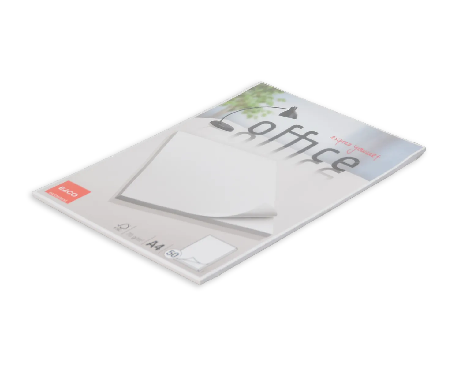 Schreibblock ohne Fälzel, ELCO Office, A4, 70g/m2, weiss