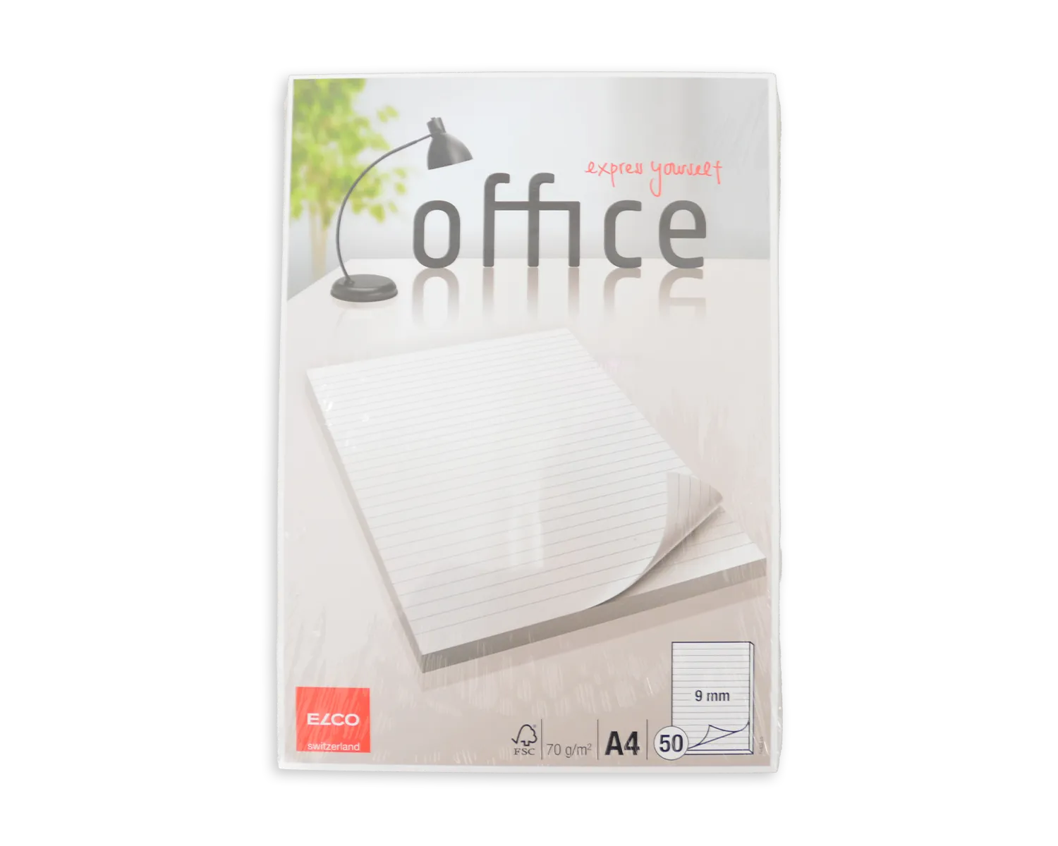 Schreibblock ohne Fälzel, ELCO Office, A4, 70g/m2, weiss