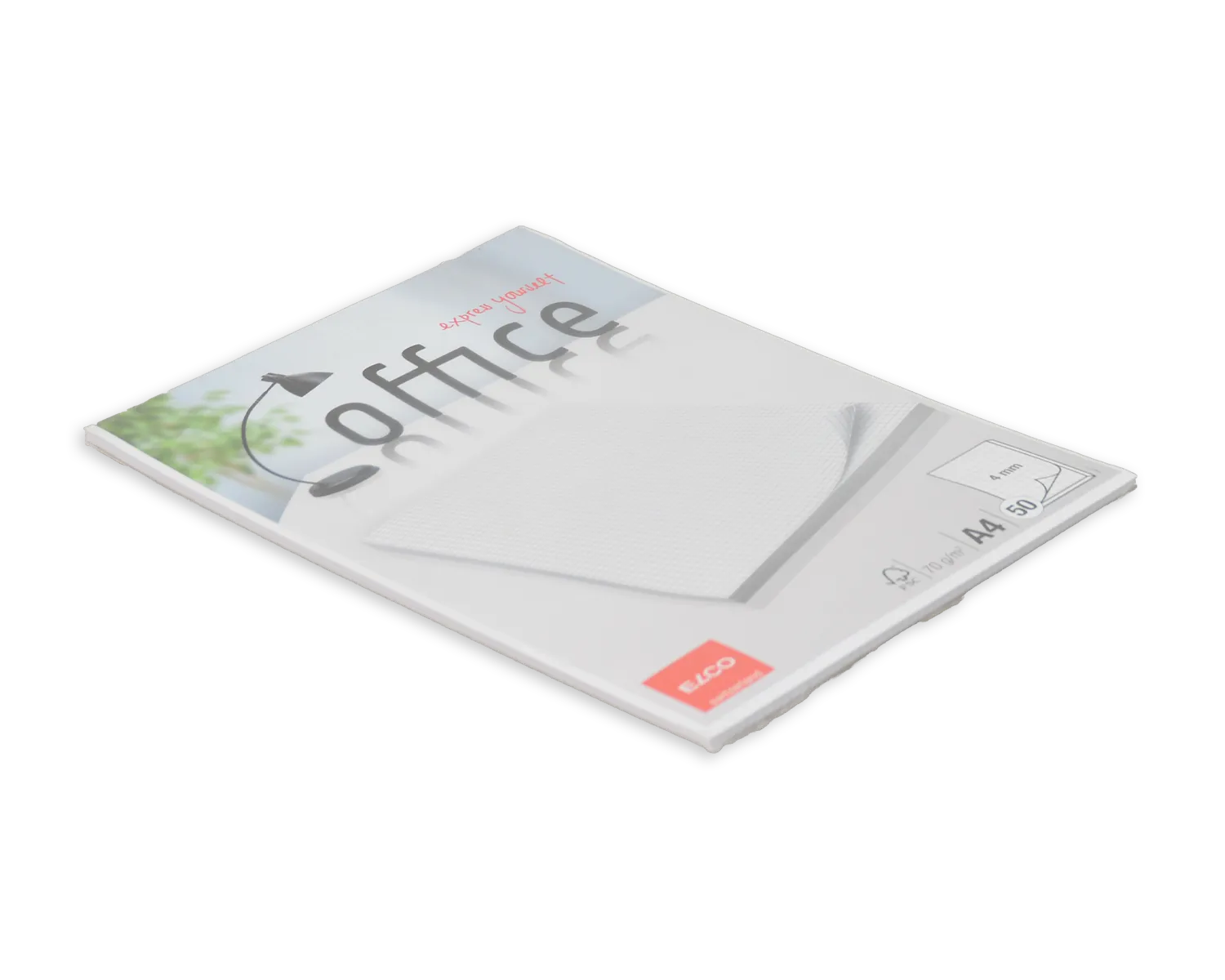 Schreibblock ohne Fälzel, ELCO Office, A4, 70g/m2, weiss