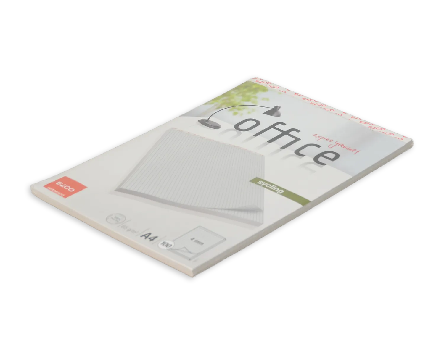 Schreibblock Perfo E, ELCO Office, A4, 65g/m2, grau