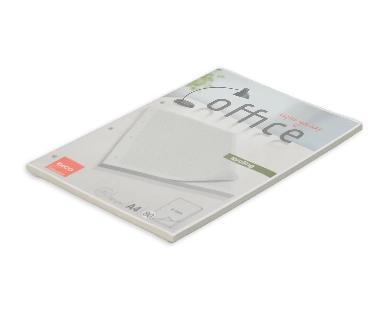 Ringbuchblock, ELCO Office, A4, 80g/m2, grau