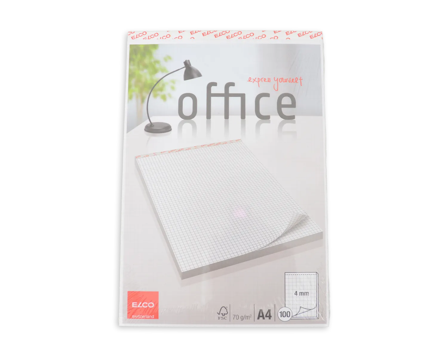 Bloc de papier Perfo E, ELCO Office, A4, 70g/m2, blanc