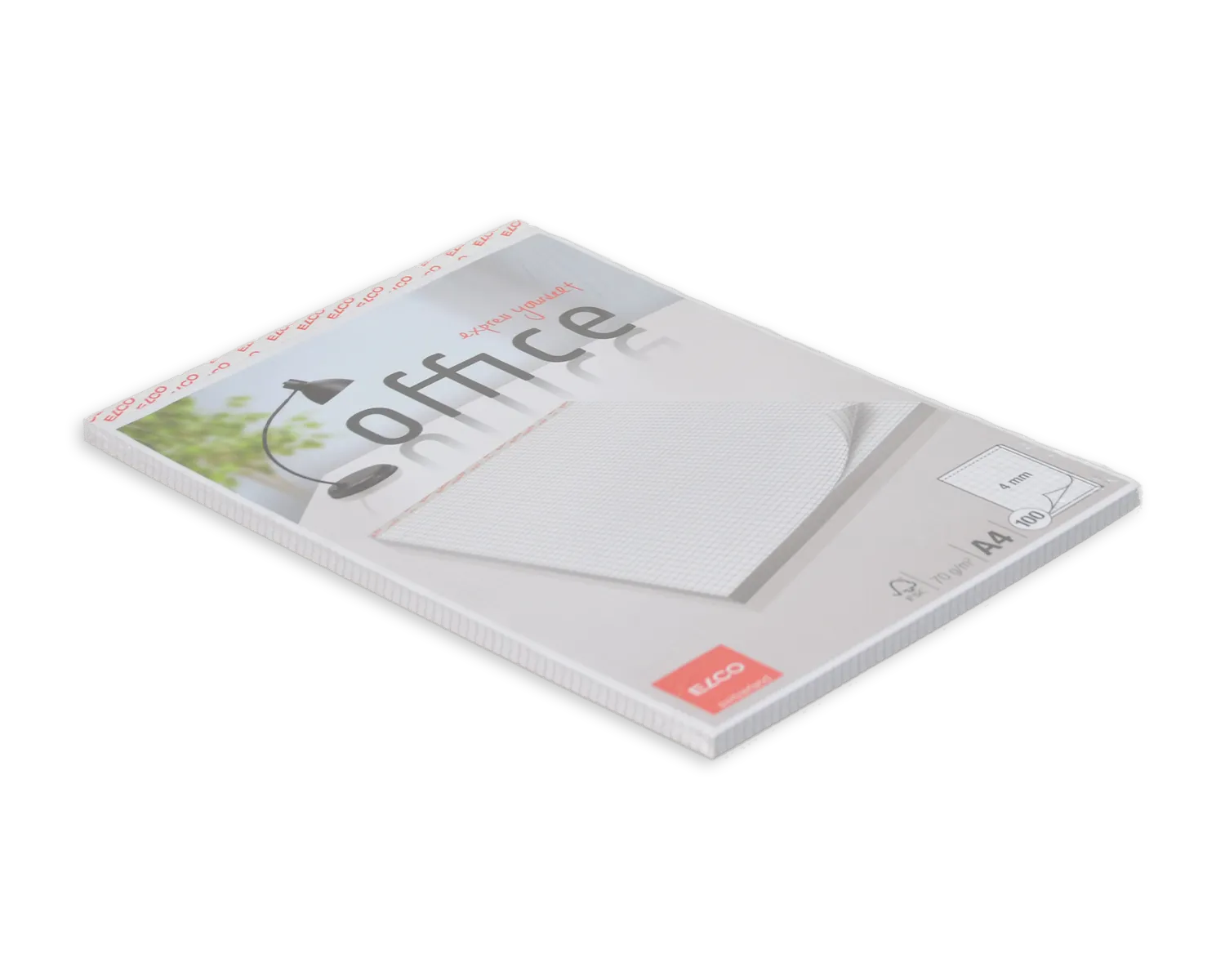 Bloc de papier Perfo E, ELCO Office, A4, 70g/m2, blanc