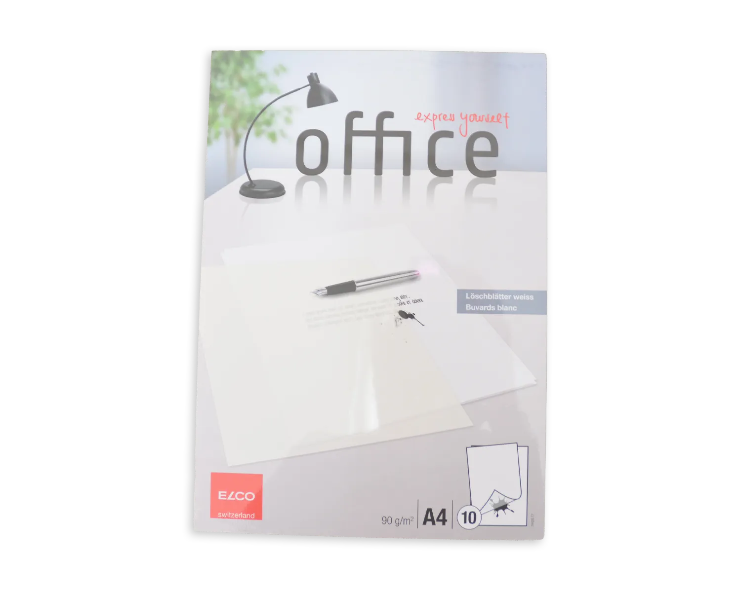 L&ouml;schblattblock, ELCO Office, A4, 90g/m2, weiss
