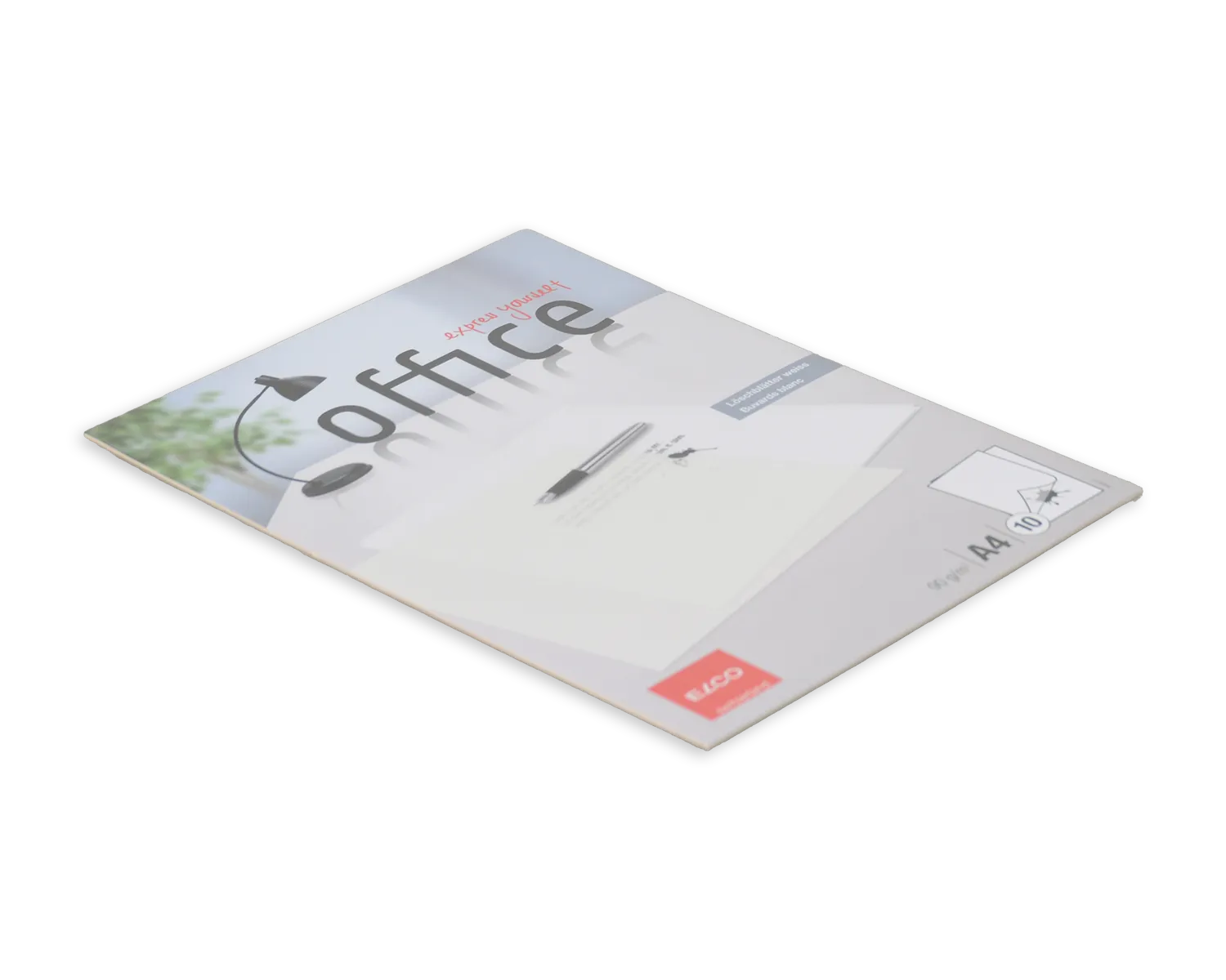 L&ouml;schblattblock, ELCO Office, A4, 90g/m2, weiss