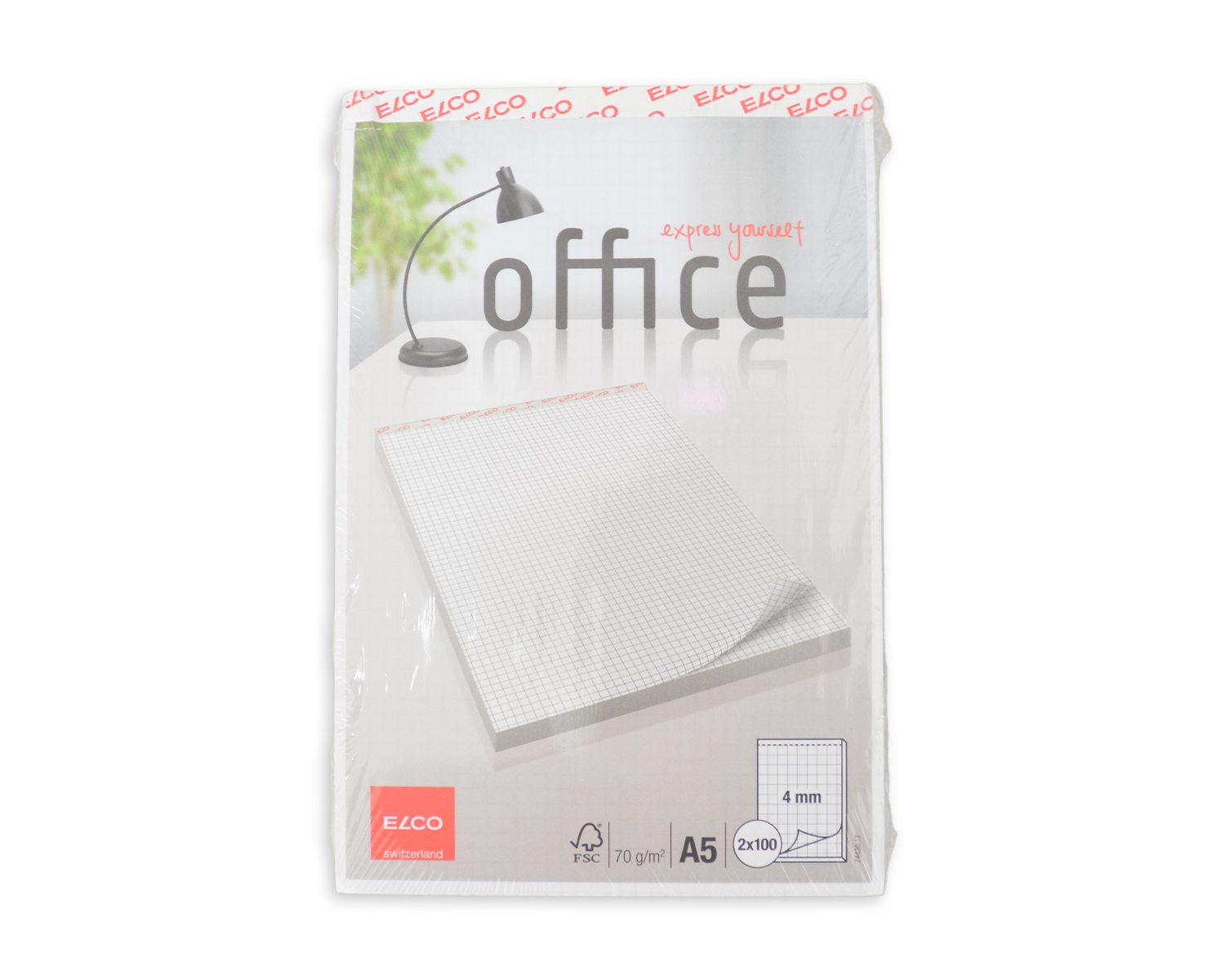 Image of Schreibblock Perfo E, ELCO Office, A5, 70g/m2, weiss