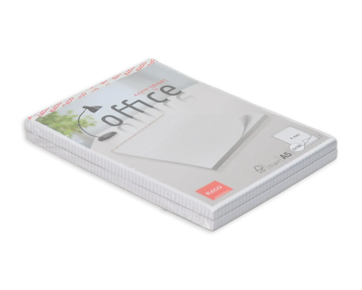 Bloc de papier Perfo E, ELCO Office, A5, 70g/m2, blanc