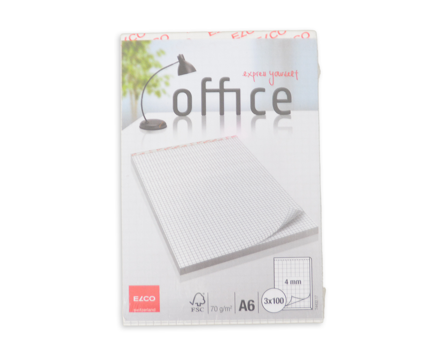 Image of Schreibblock Perfo E, ELCO Office, A6, 70g/m2, weiss