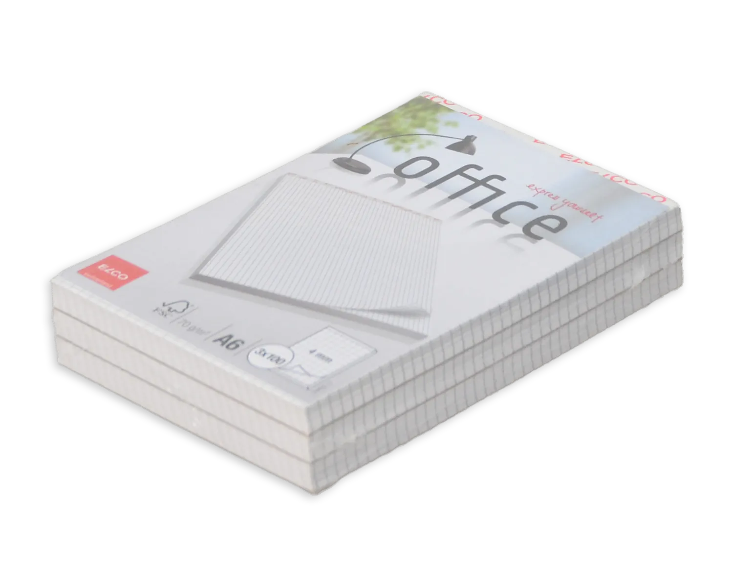 Schreibblock Perfo E, ELCO Office, A6, 70g/m2, weiss