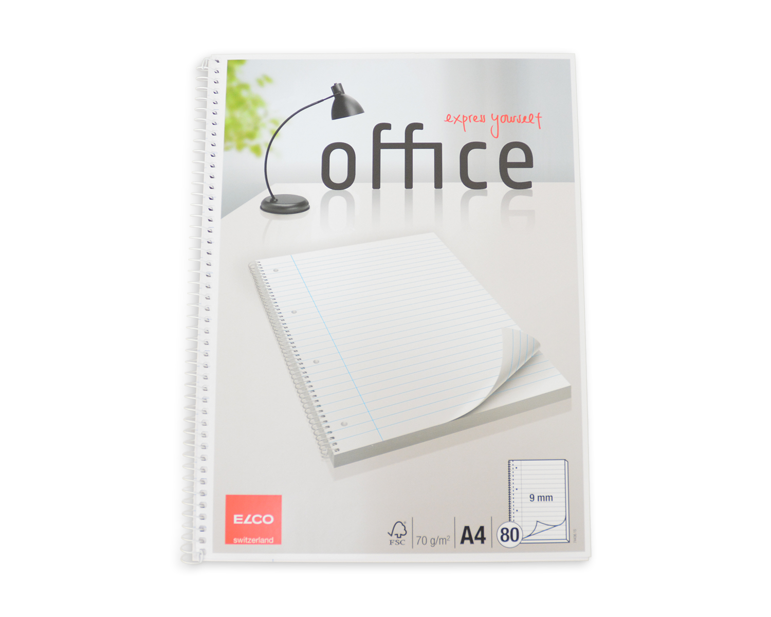Collegeblock, ELCO Office, A4, 70g/m2, weiss