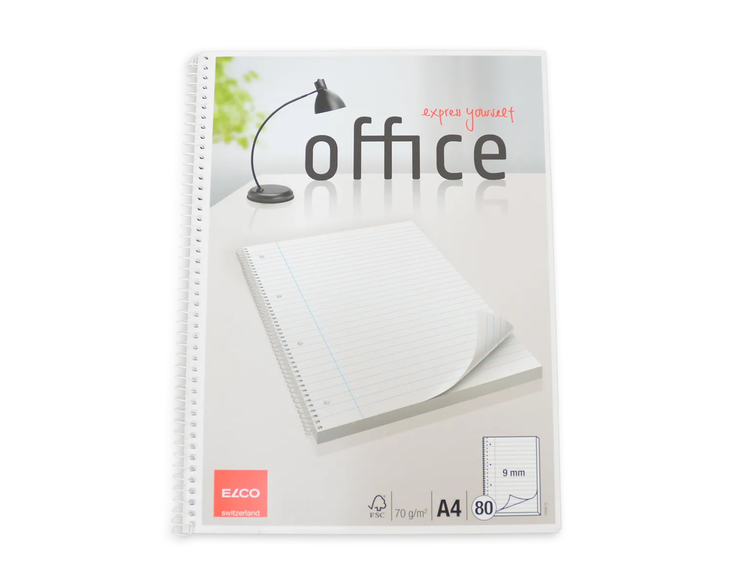 Collegeblock, ELCO Office, A4, 70g/m2, weiss