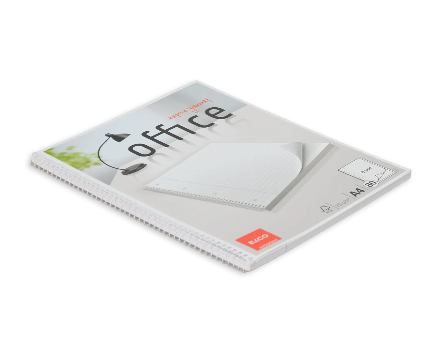 Collegeblock, ELCO Office, A4, 70g/m2, weiss