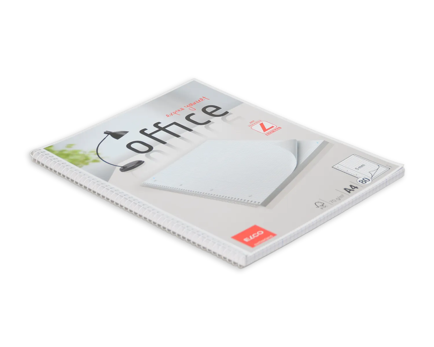 Collegeblock, ELCO Office, A4, 70g/m2, weiss