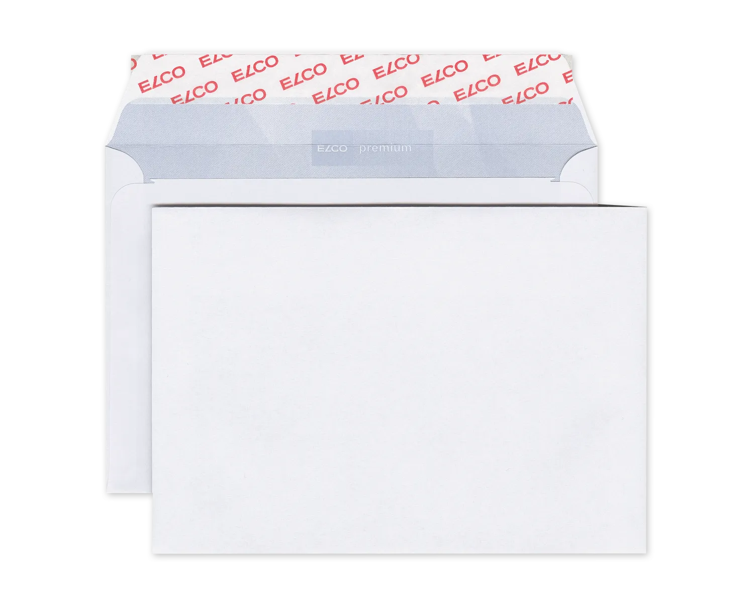 Couvert, ELCO Office, C6, ohne Fenster, Haftklebeverschluss, 80g/m2, weiss