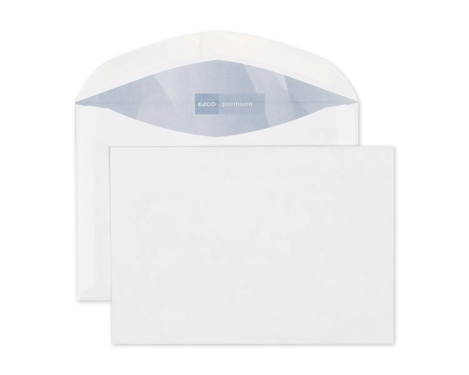 Couvert, ELCO Office, C6, ohne Fenster, Nassklebeverschluss, 80g/m2, weiss