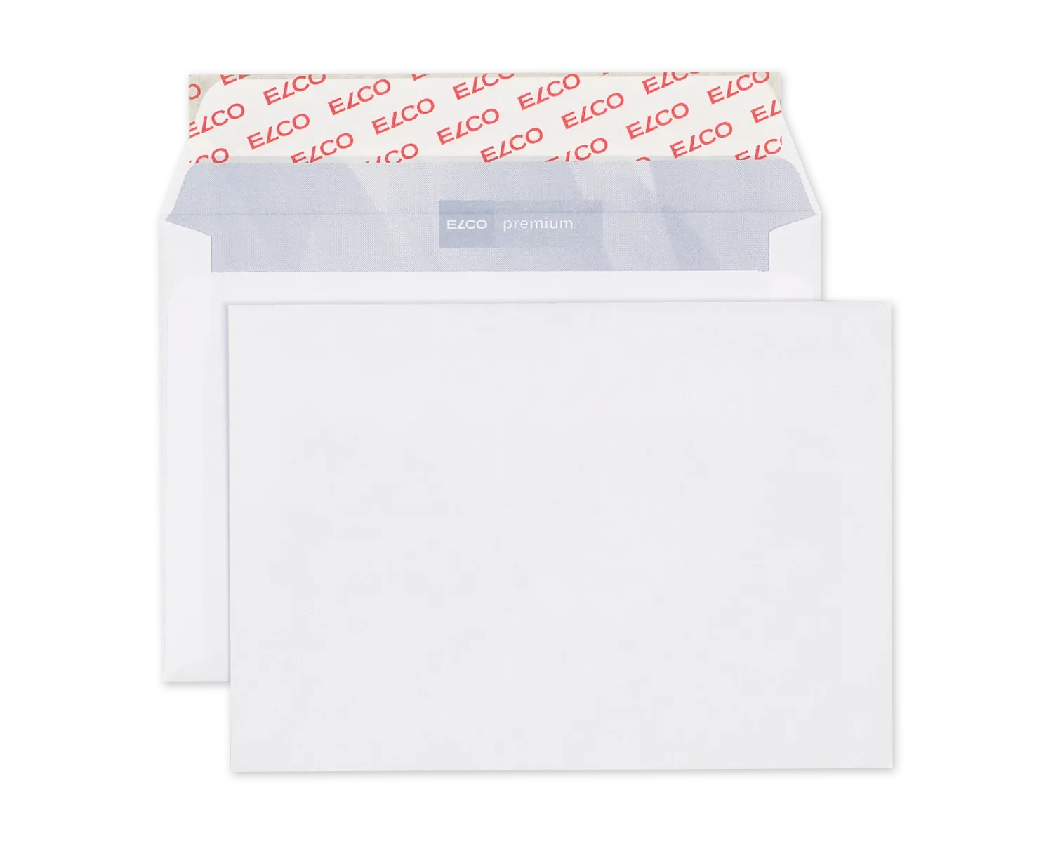 Couvert, ELCO Office, C6, ohne Fenster, Haftklebeverschluss, 80g/m2, weiss
