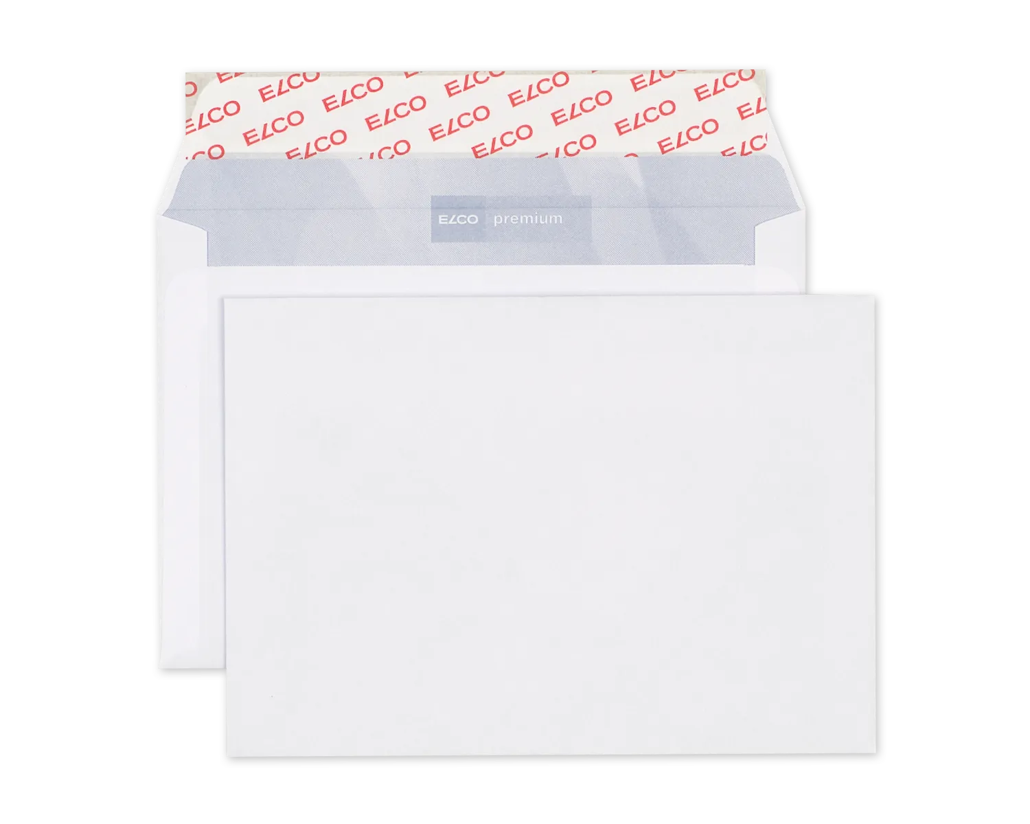 Couvert, ELCO Office, C6, ohne Fenster, Haftklebeverschluss, 80g/m2, weiss