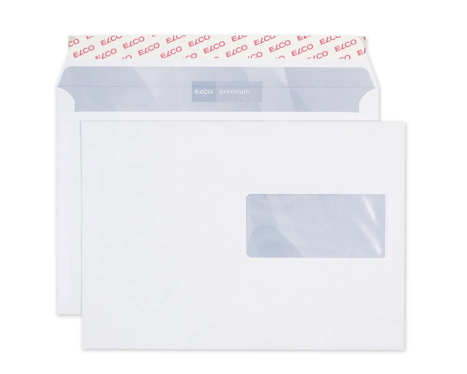 Enveloppe, ELCO Office, C5, Fen&ecirc;tre recto droite, Fermeture auto-adh&eacute;sive, 100g/m2, blanc