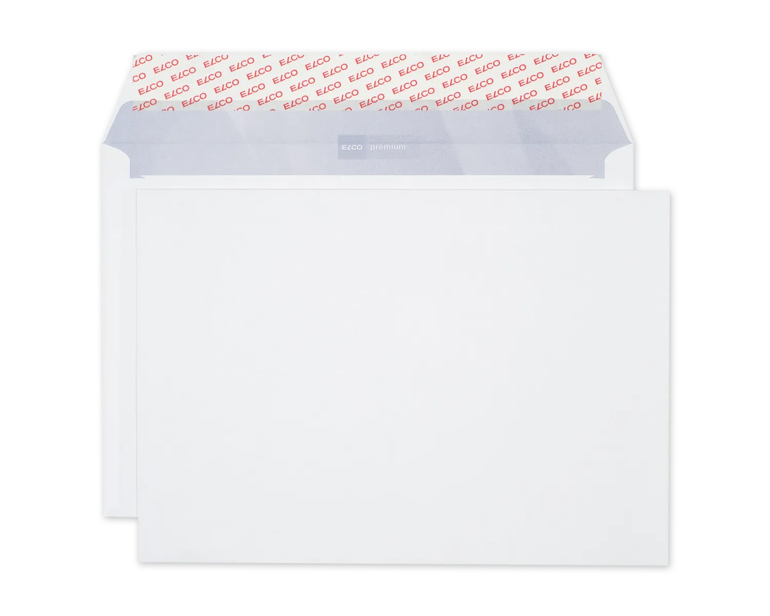 Couvert, ELCO Office, C4, ohne Fenster, Haftklebeverschluss, 100g/m2, weiss