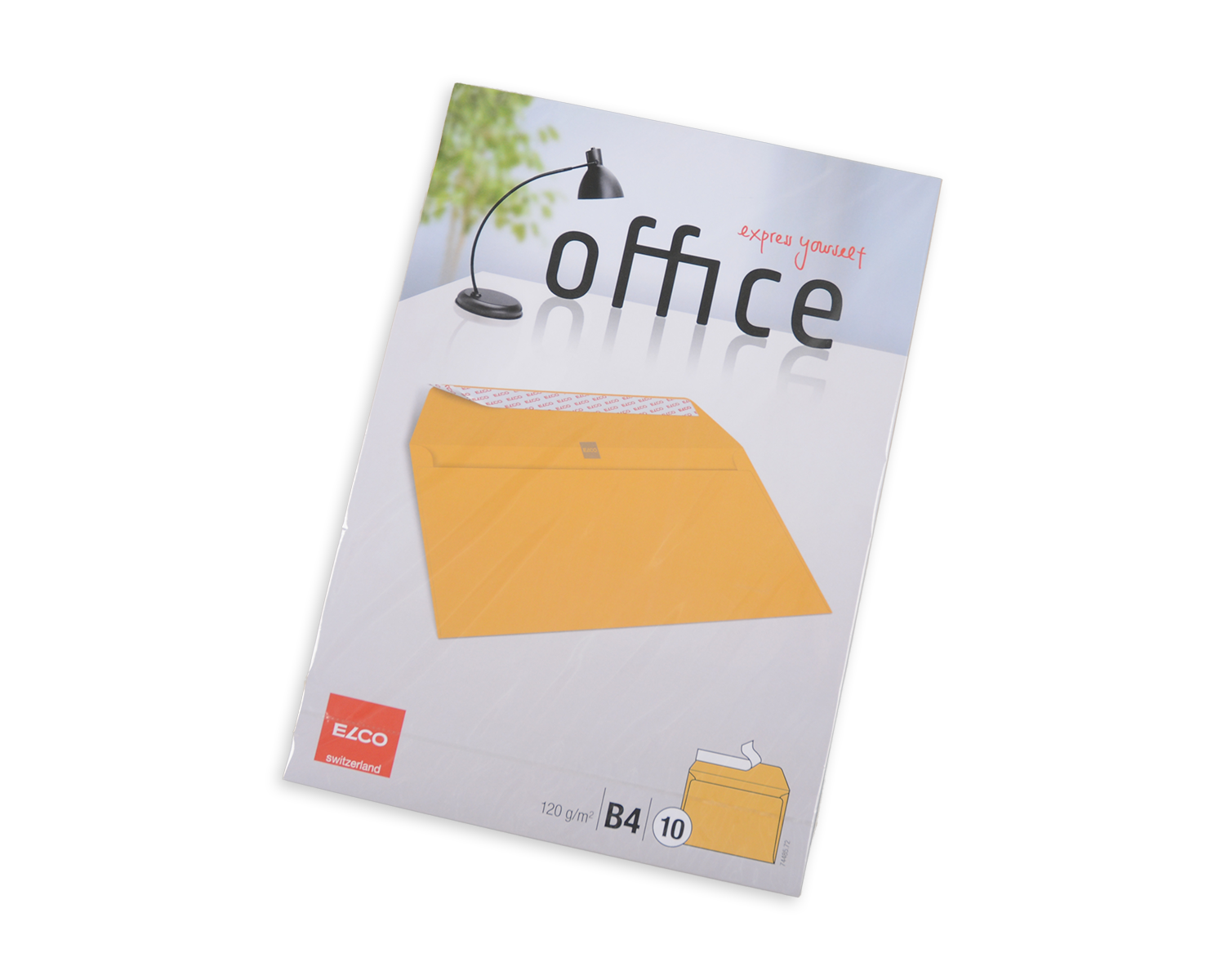 Image of Couvert, ELCO Office, B4, ohne Fenster, Haftklebeverschluss, 120g/m2, gelb