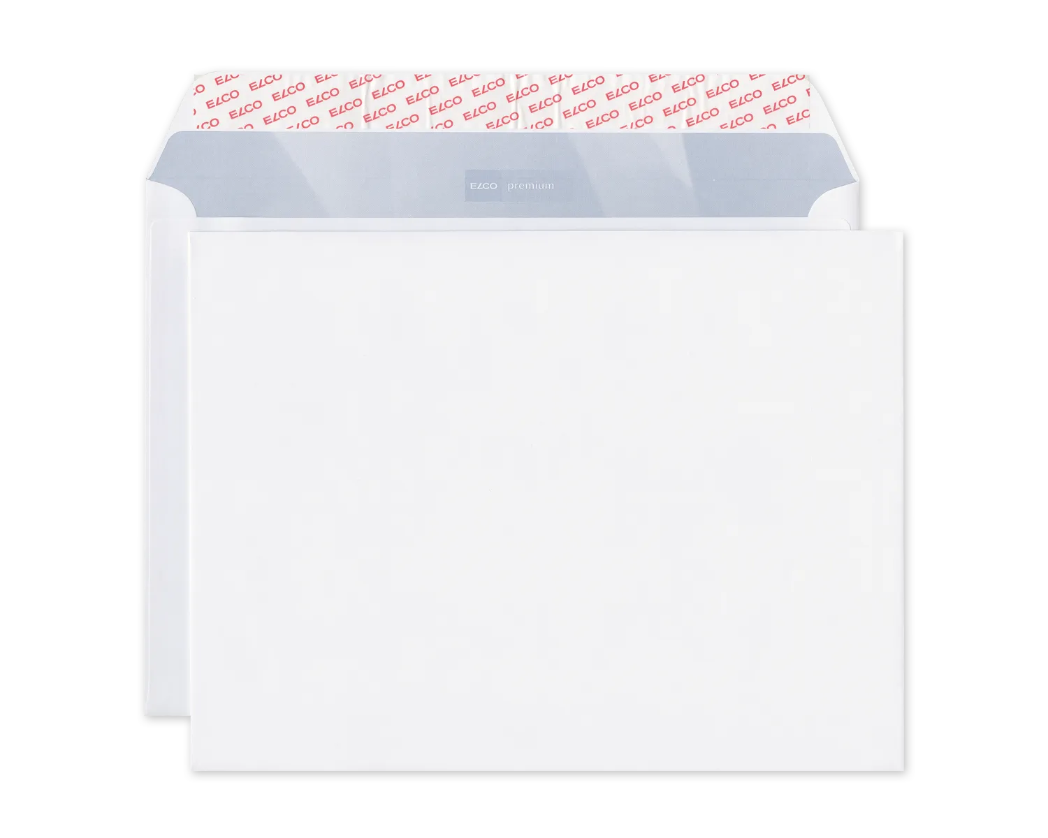 Couvert, ELCO Office, 330 x 250 mm, ohne Fenster, Haftklebeverschluss, 120g/m2, weiss