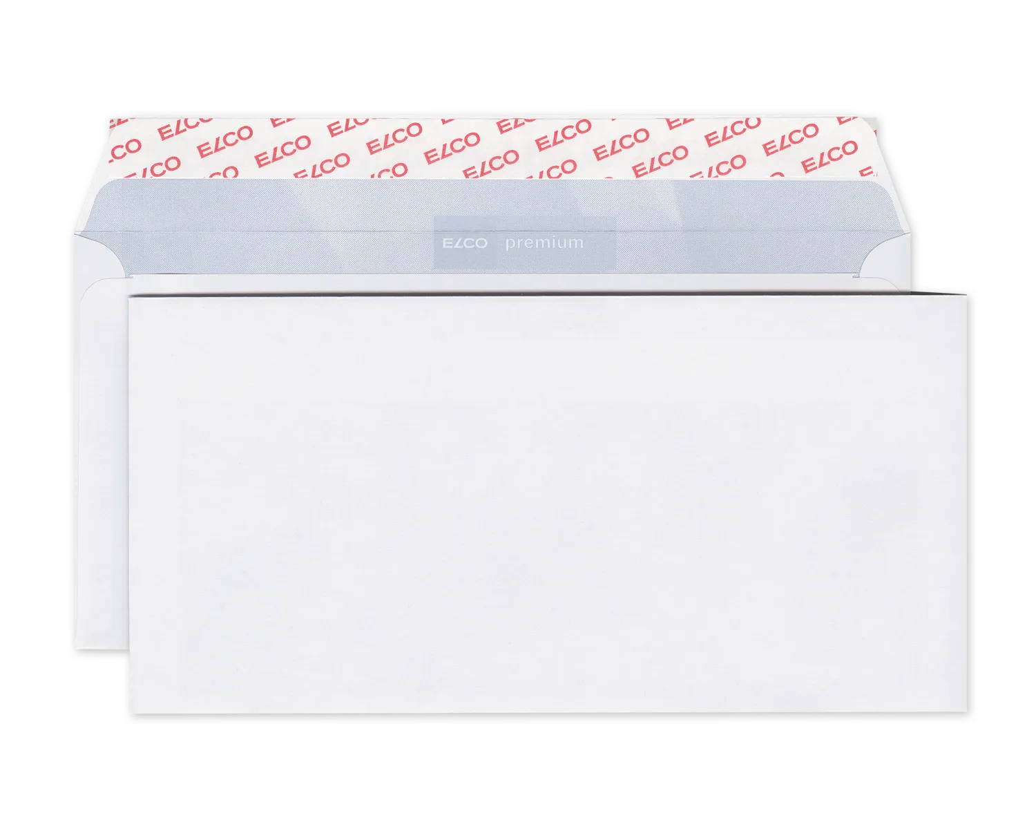 Couvert, ELCO Office, C5/6, ohne Fenster, Haftklebeverschluss, 80g/m2, weiss