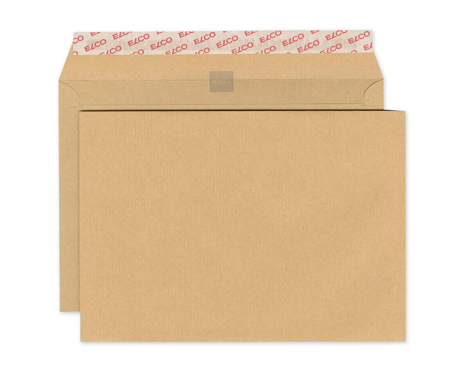Enveloppe, ELCO Office, C5, Sans fen&ecirc;tre, Fermeture auto-adh&eacute;sive, 90g/m2, brun