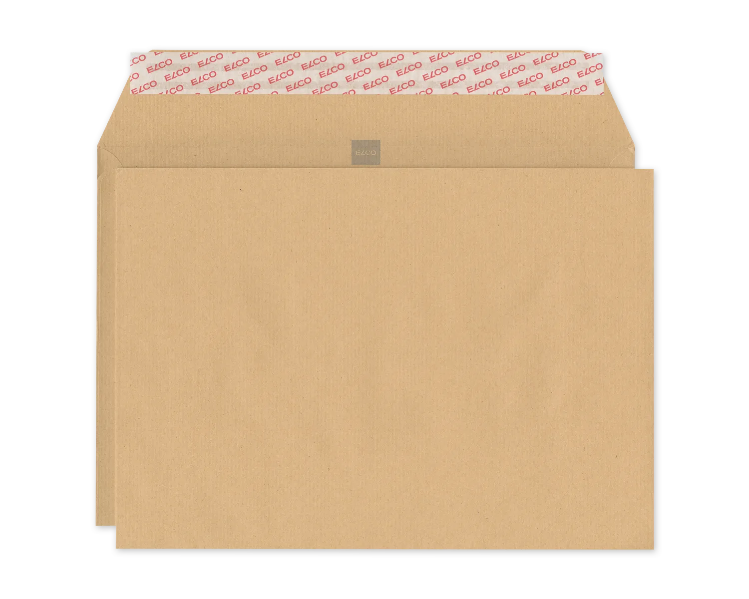 Enveloppe, ELCO Office, C4, Sans fen&ecirc;tre, Fermeture auto-adh&eacute;sive, 90g/m2, brun
