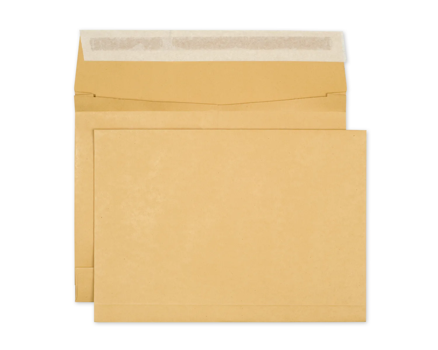 Couvert mit Seitenfalten, ELCO Office, B4, ohne Fenster, Haftklebeverschluss, 140g/m2, braun