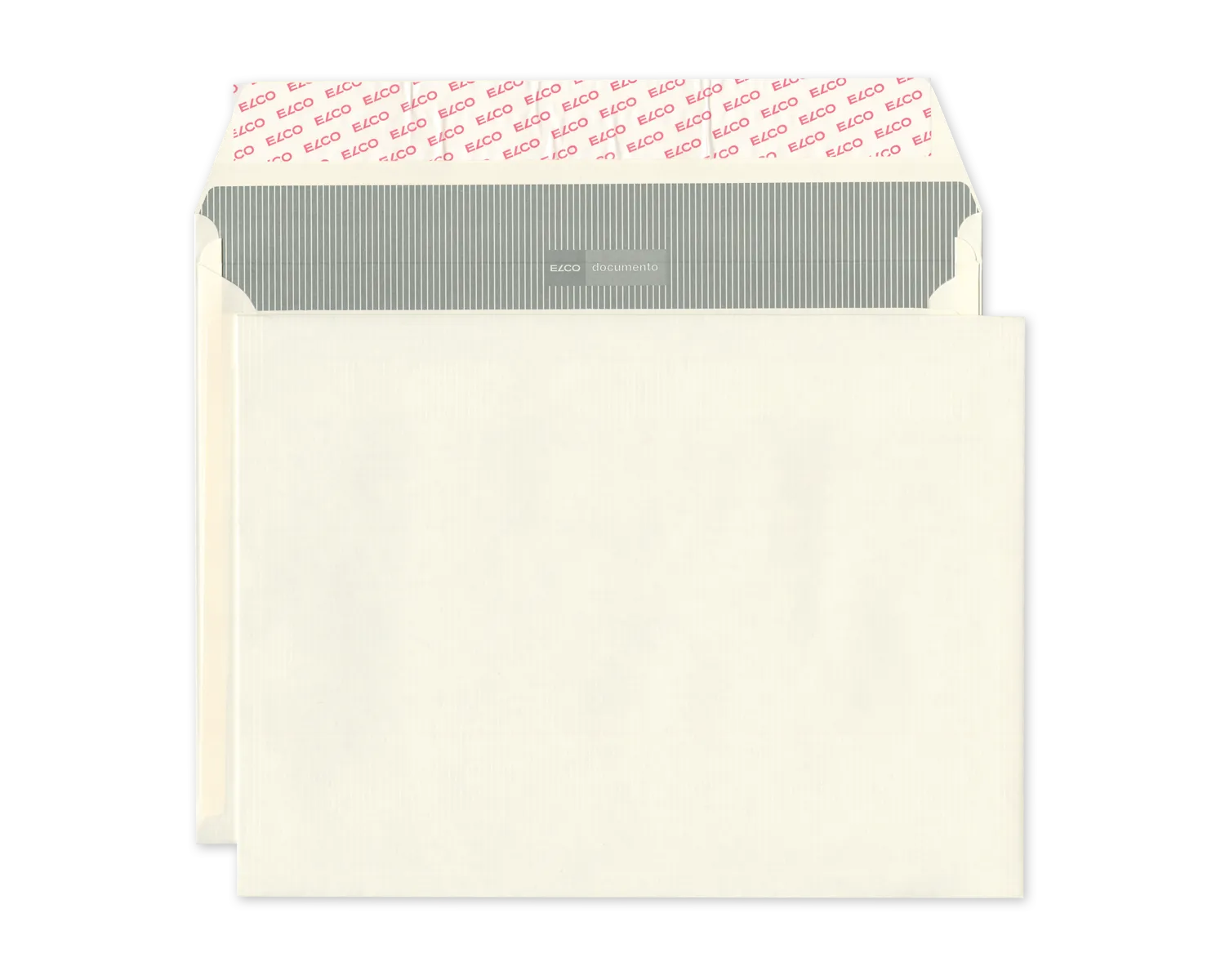 Couvert mit Seitenfalten, ELCO Office, C4 Plus, ohne Fenster, Haftklebeverschluss, 120g/m2, beige