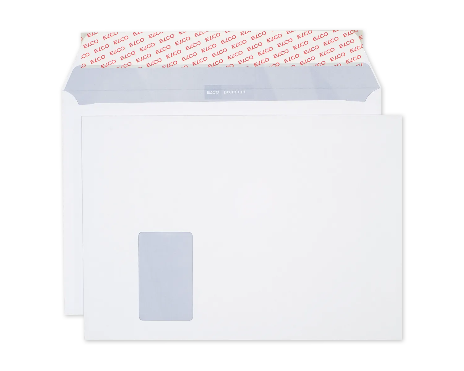 Enveloppe, ELCO Office, C4, Fen&ecirc;tre recto gauche, Fermeture auto-adh&eacute;sive, 120g/m2, blanc