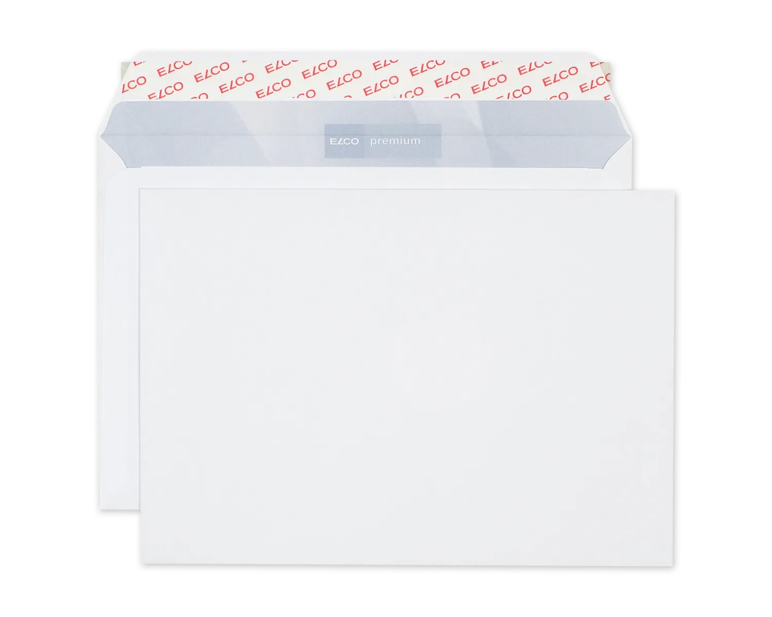 Couvert, ELCO Office, C5, ohne Fenster, Haftklebeverschluss, 100g/m2, weiss