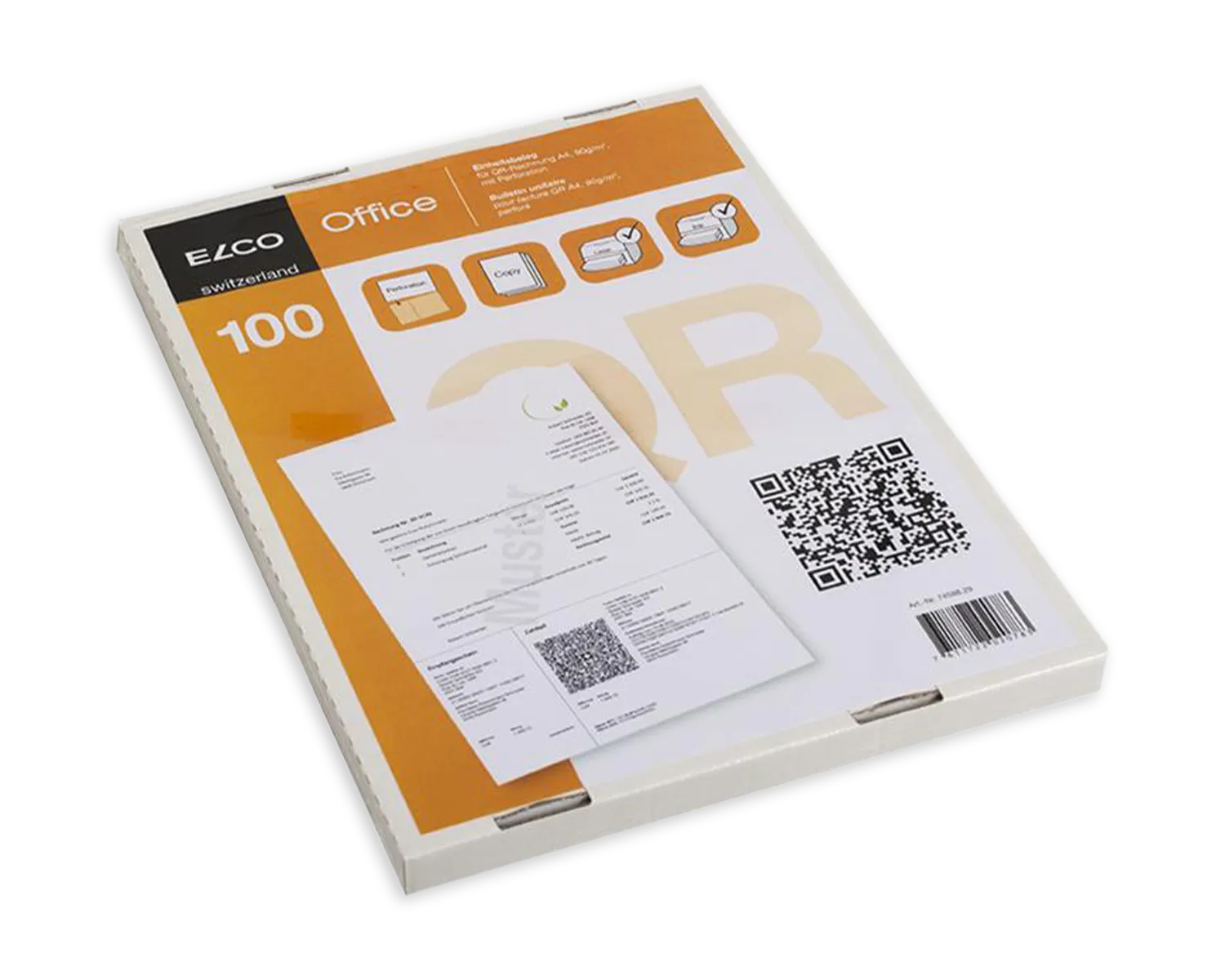 QR-Rechnung, ELCO Office, A4, 90g/m2, weiss