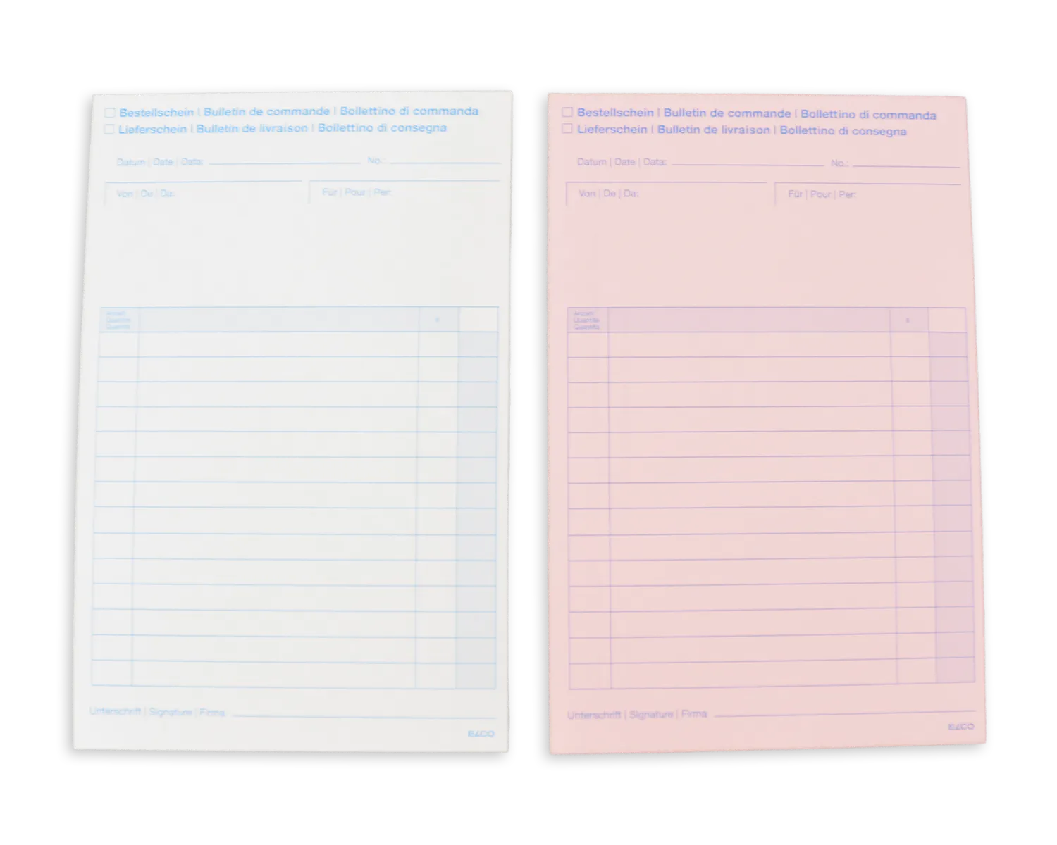 Durchschreibeblock, ELCO Office, A5, 56 + 57g/m2, grün (Bestellung/Lieferschein)