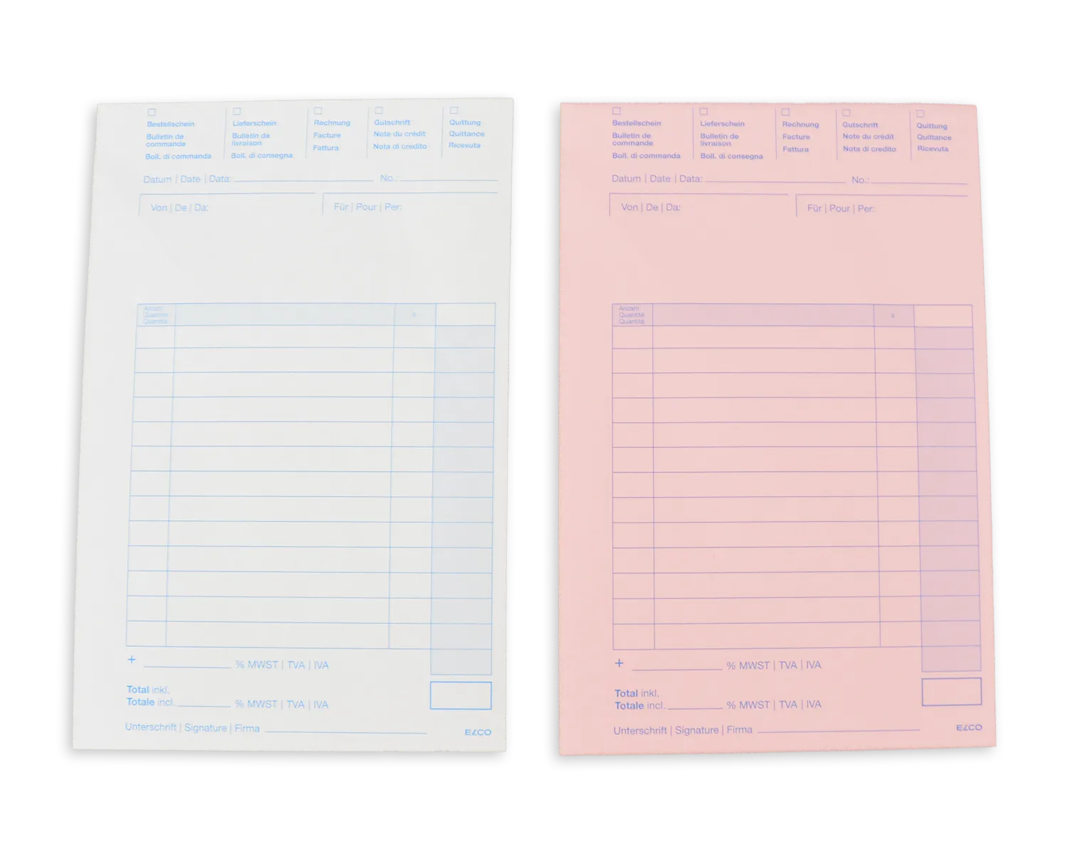 Durchschreibeblock, ELCO Office, A5, 56 + 57g/m2, rot (Multifunktion)