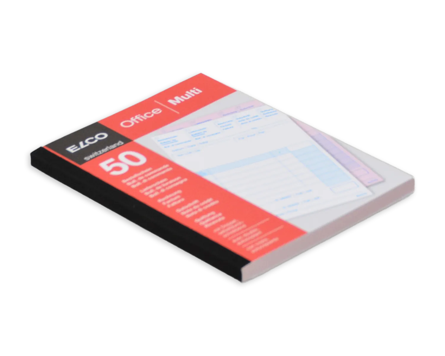 Durchschreibeblock, ELCO Office, A6, 56 + 57g/m2, rot (Multifunktion)