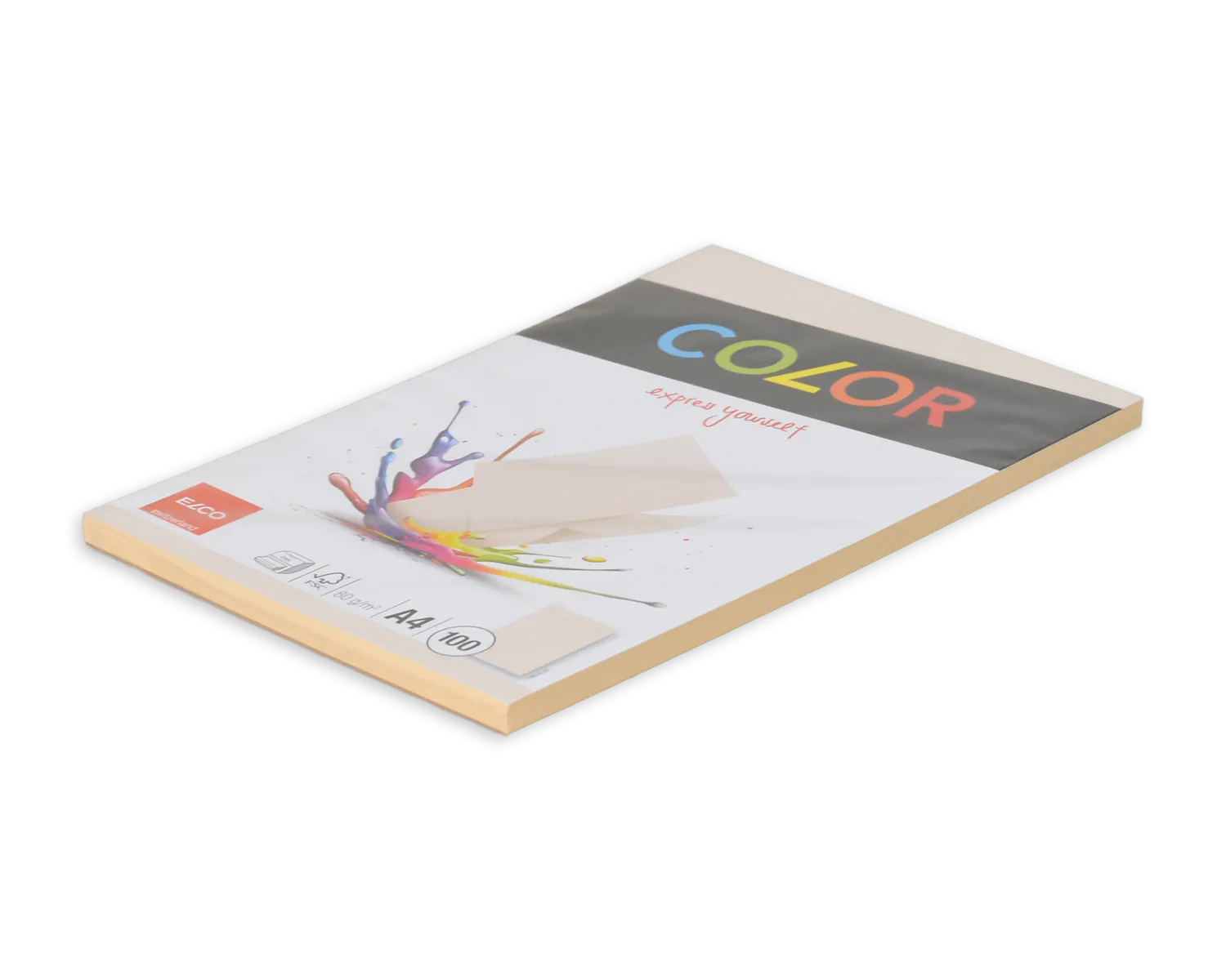 B&uuml;ropapier, ELCO Color, A4, 80g/m2, hellchamois