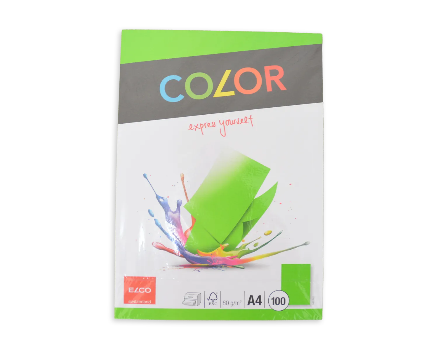 Büropapier, ELCO Color, A4, 80g/m2, intensivgrün