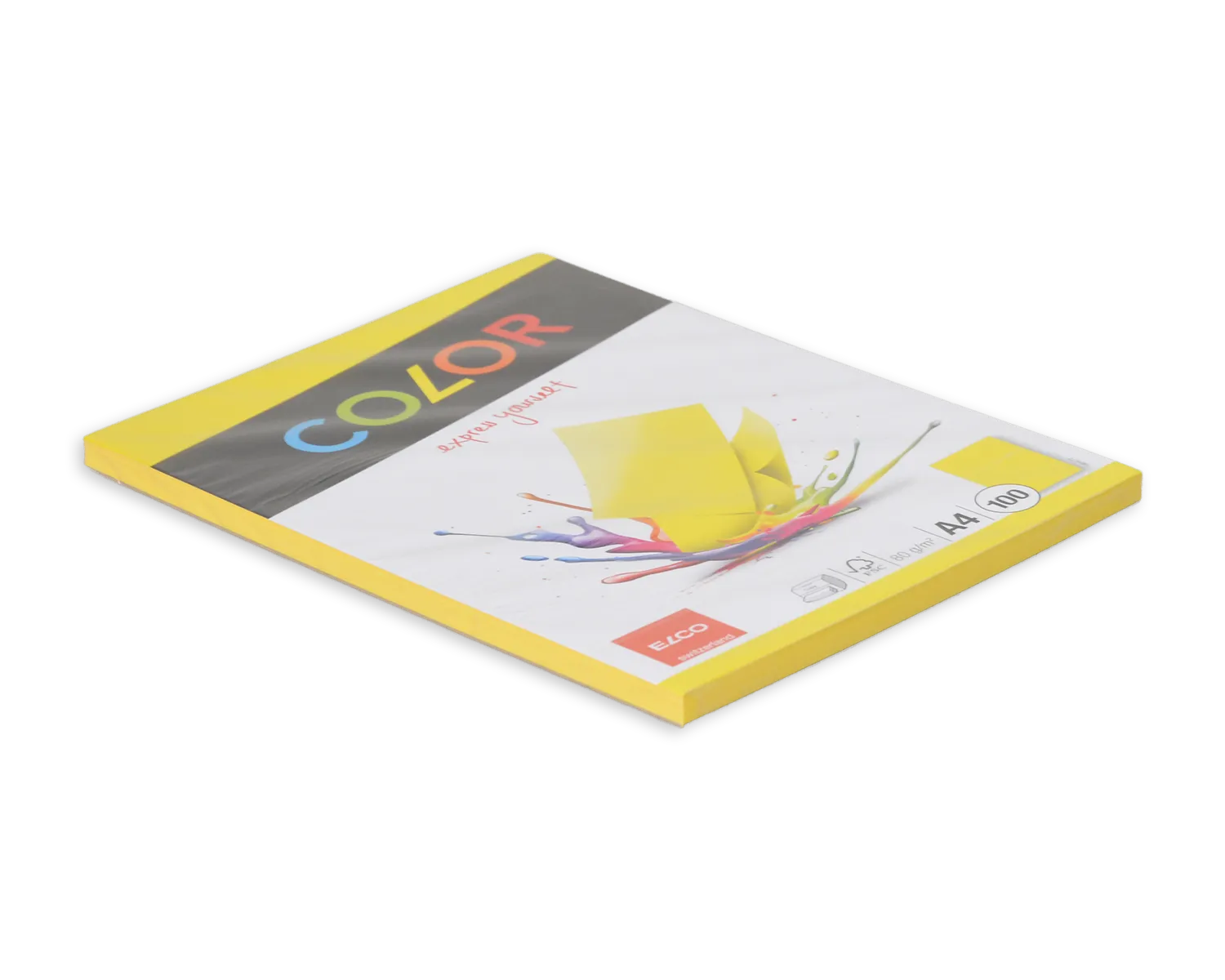 B&uuml;ropapier, ELCO Color, A4, 80g/m2, intensivgelb