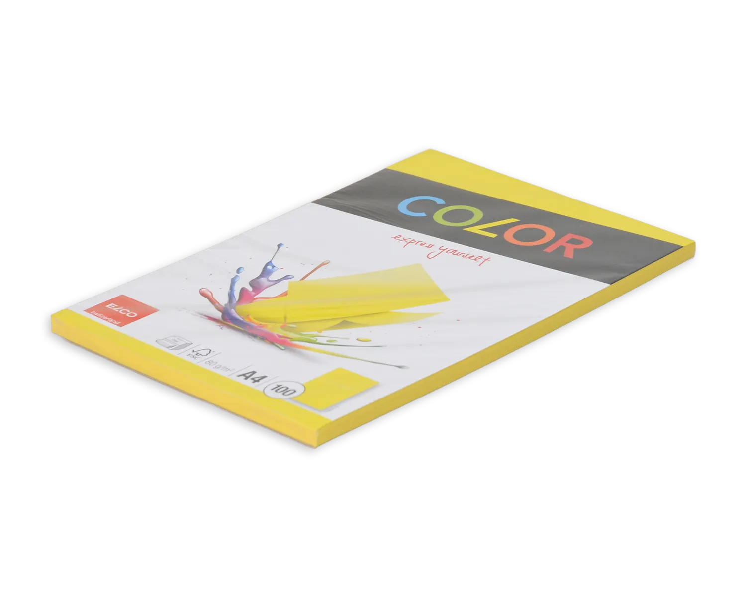 B&uuml;ropapier, ELCO Color, A4, 80g/m2, intensivgelb