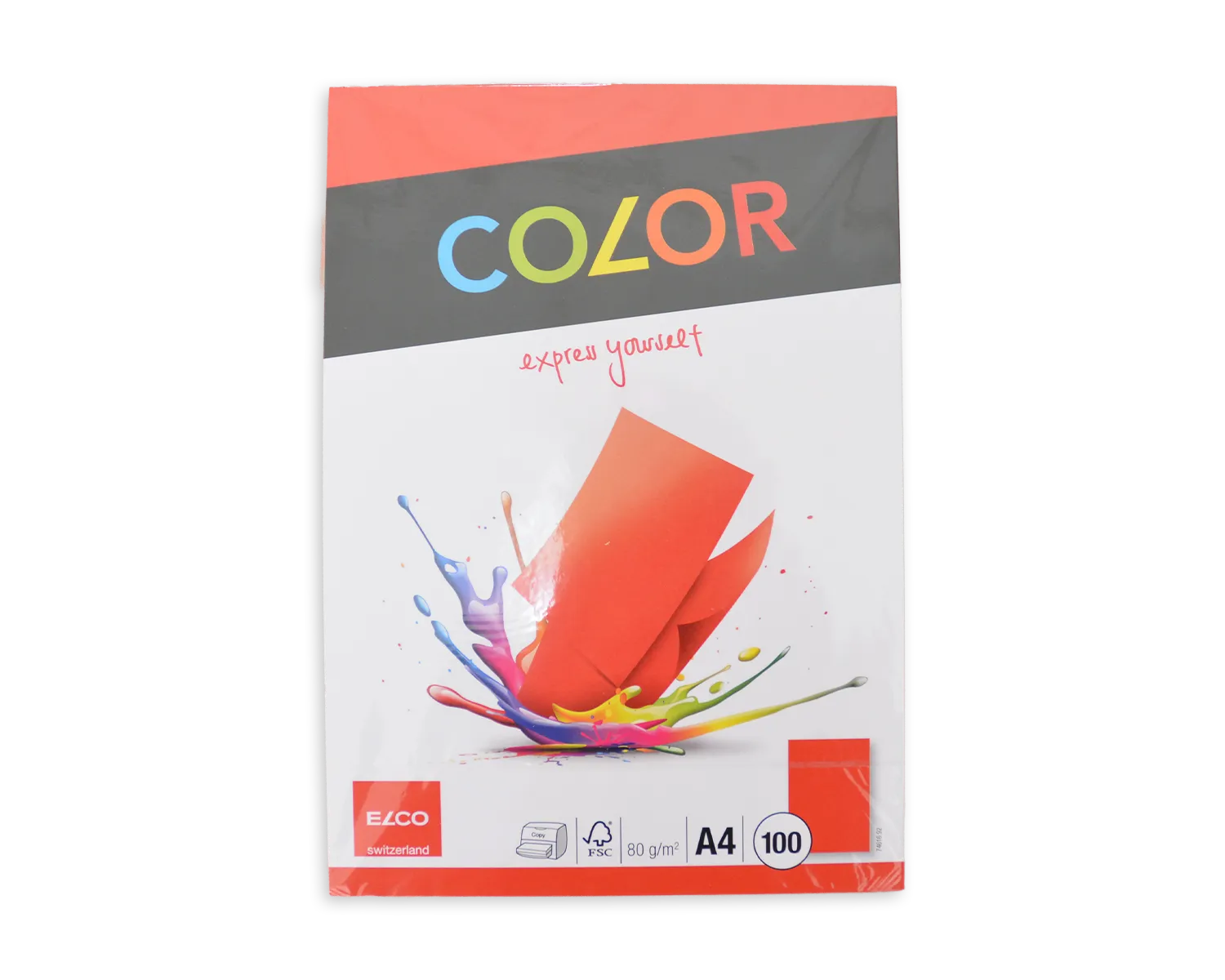 Büropapier, ELCO Color, A4, 80g/m2, intensivrot