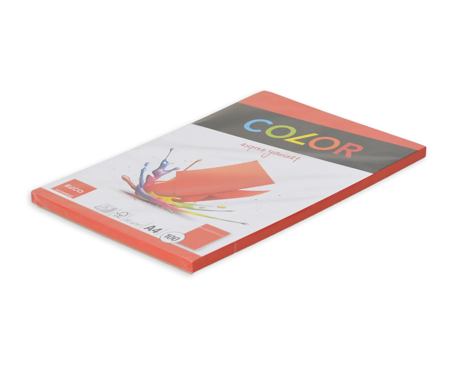 Büropapier, ELCO Color, A4, 80g/m2, intensivrot