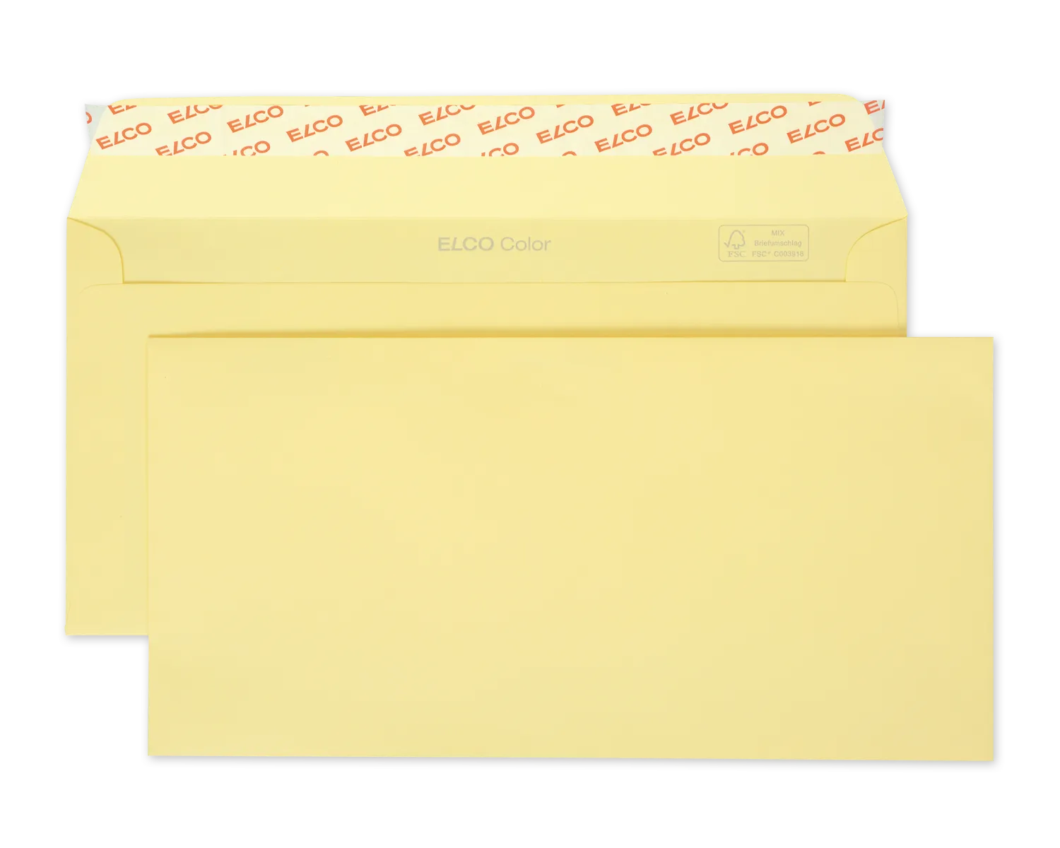 Couvert, ELCO Color, C5/6, ohne Fenster, Haftklebeverschluss, 100g/m2, hellchamois