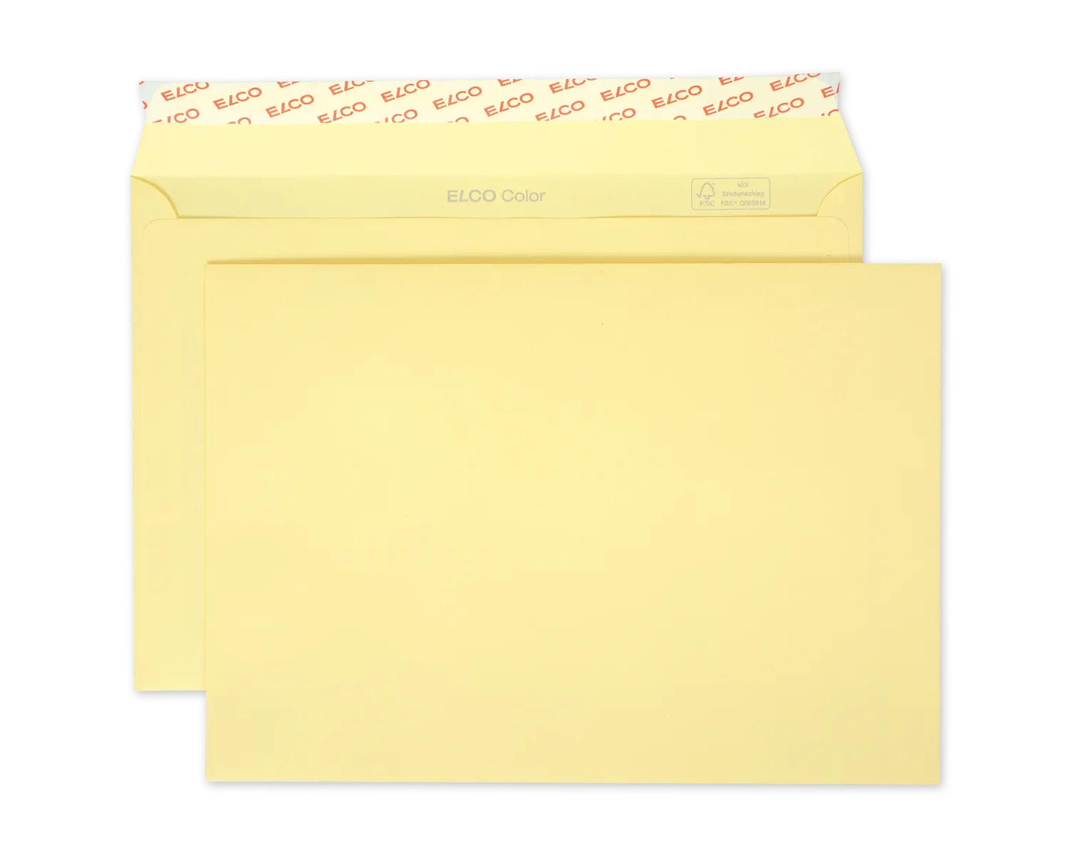 Enveloppe, ELCO Color, C5, Sans fenêtre, Fermeture auto-adhésive, 100g/m2, chamois clair