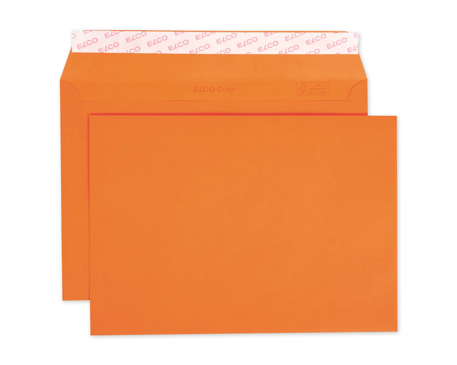 Couvert, ELCO Color, C5, ohne Fenster, Haftklebeverschluss, 100g/m2, orange